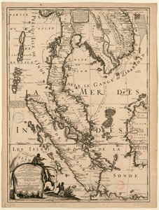 Route de Brest naar het koninkrijk Siam door Vincenzo Maria Coronelli
